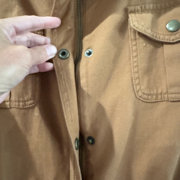 Talbots Tan Utility Jacket for Women - Picture 3 of 7